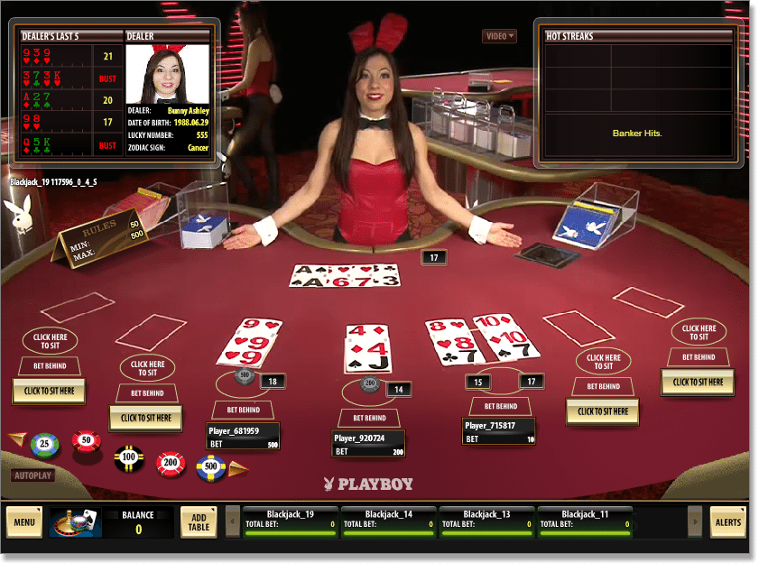 Live dealer blackjack - How to play online 21 with live croupiers