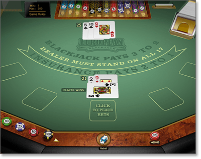 Tutorial Blackjack Europeo