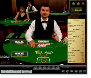 Live Dealer 3 Card Poker