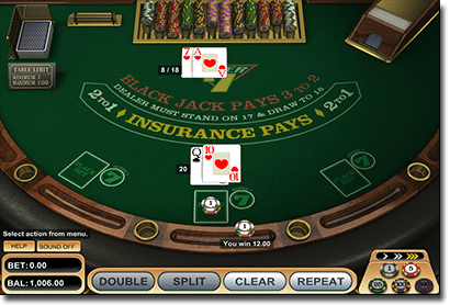 21 Prive Casino blackjack