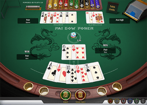 Play Pai Gow Poker at the best online casinos Pai Gow Poker by Play'n Go software